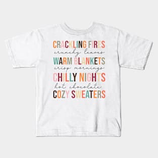 Fall Quotes Kids T-Shirt